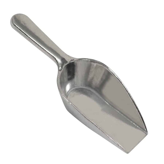 Metallic scoop on a white background