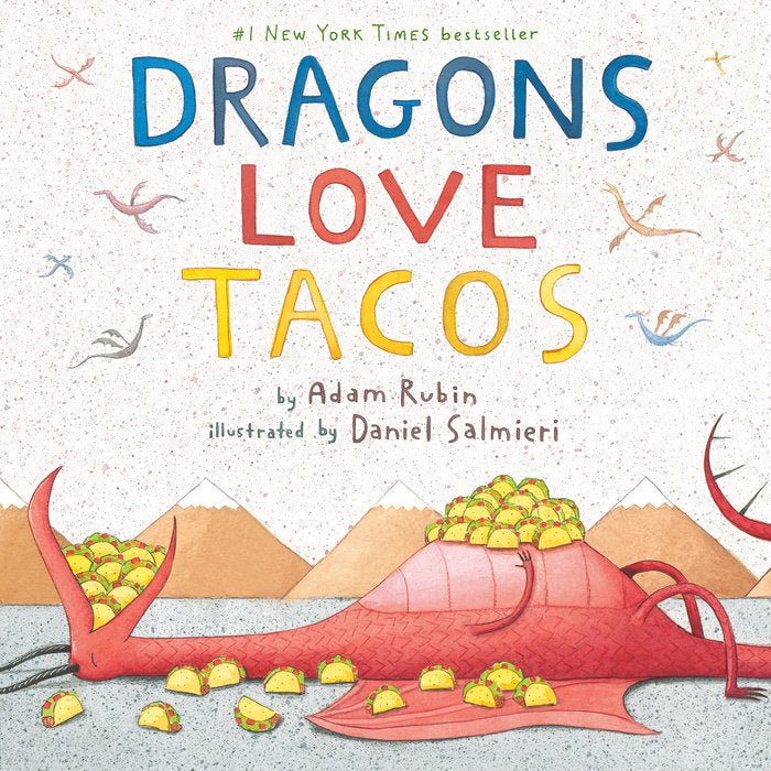book cover to Dragons Love Tacos by Adam Rubin