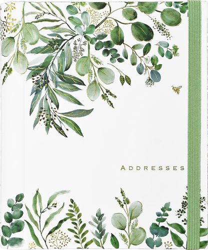 front cover of Eucalyptus Large Address Book.