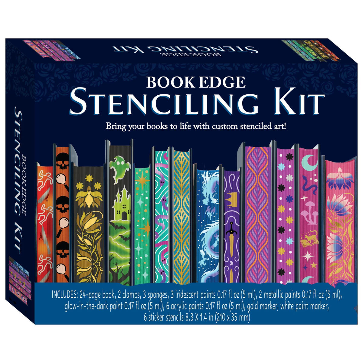 book edge stenciling kit package