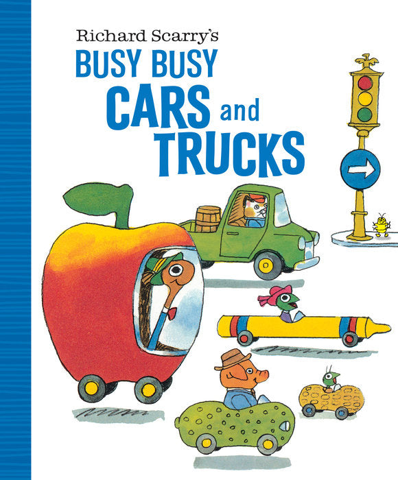 front cover of the Richard Scarry's Busy Busy Cars and Trucks book