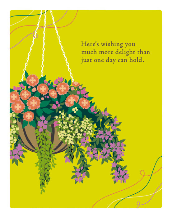 front of much more delight card