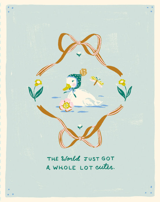 front of whole lot cuter card