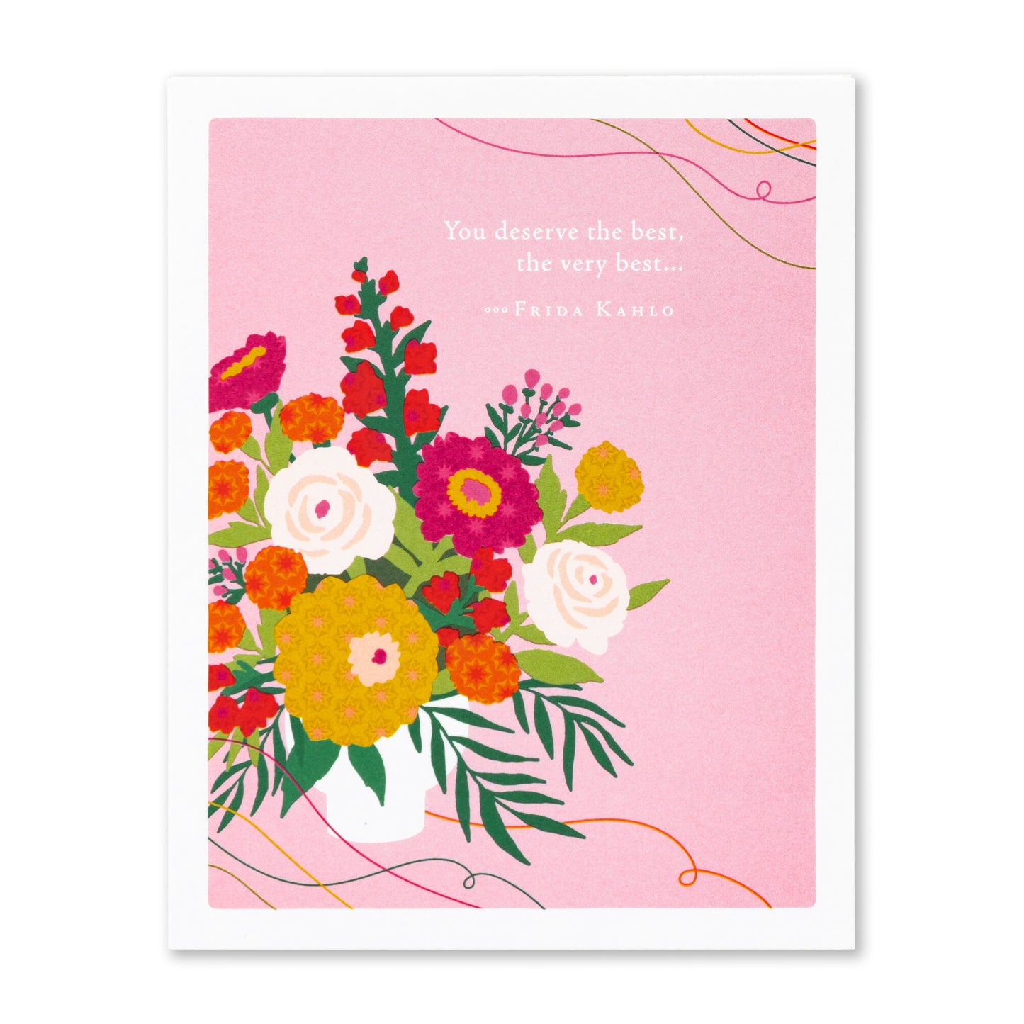 front of you deserve the best card