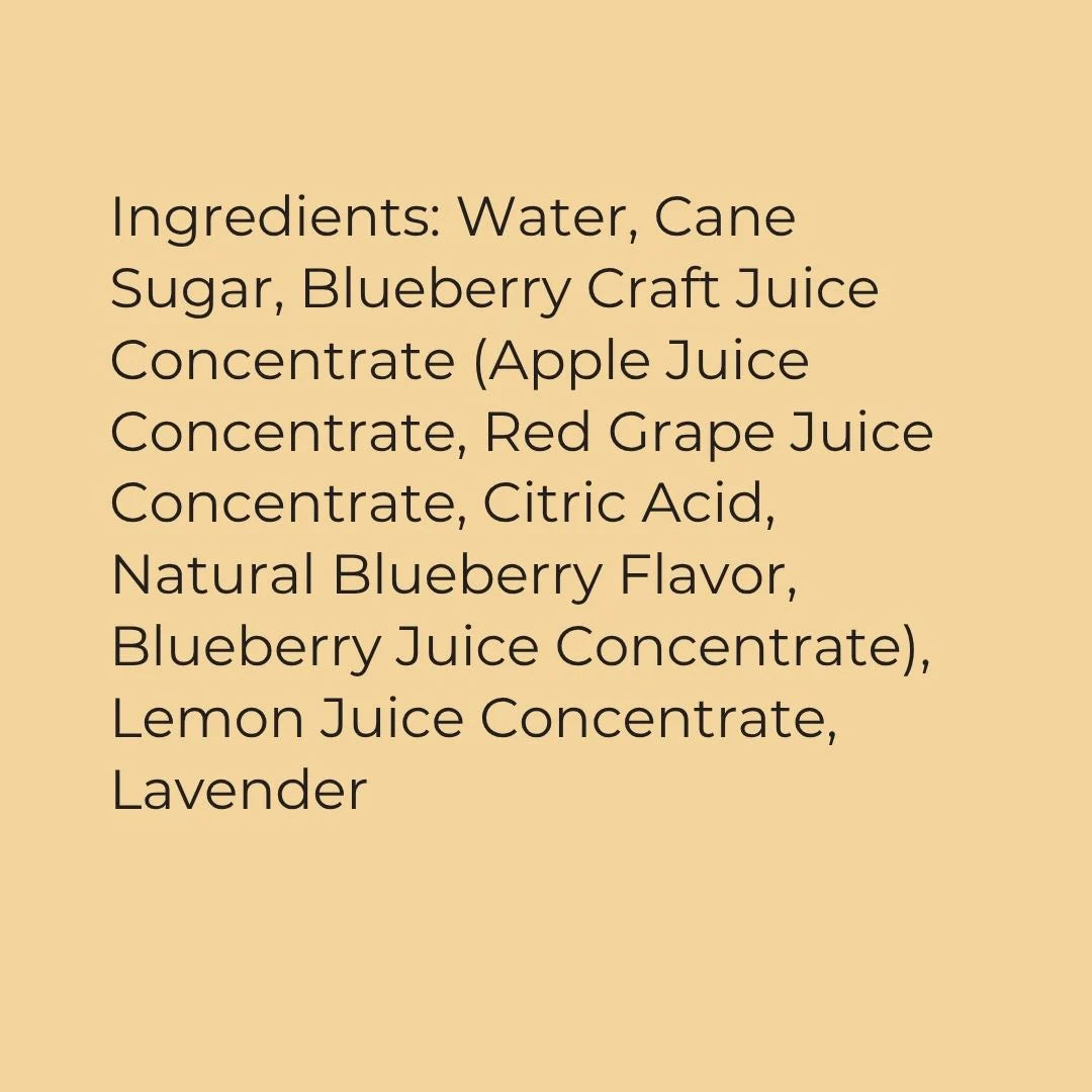 List of ingredients on a beige background. Call 501-327-2182 for more information.