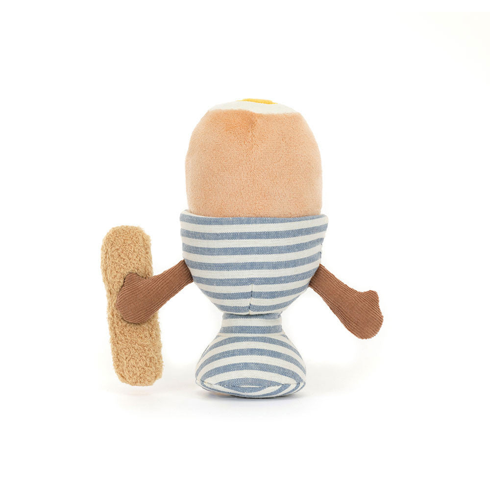 back view of Eggetha Egg & Lance Soldier Plush Toy