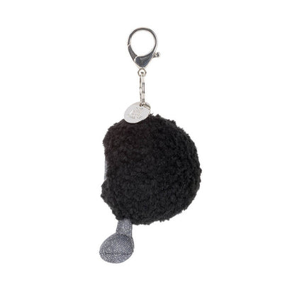side view of Amuseables Black Hole Bag Charm