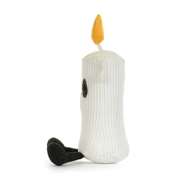 side view of Amuseables Flickerty Candle Plush Toy