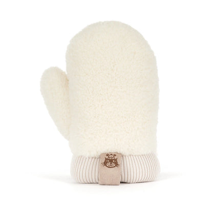 back view of Amuseables Fitswell Mitten Plush Toy