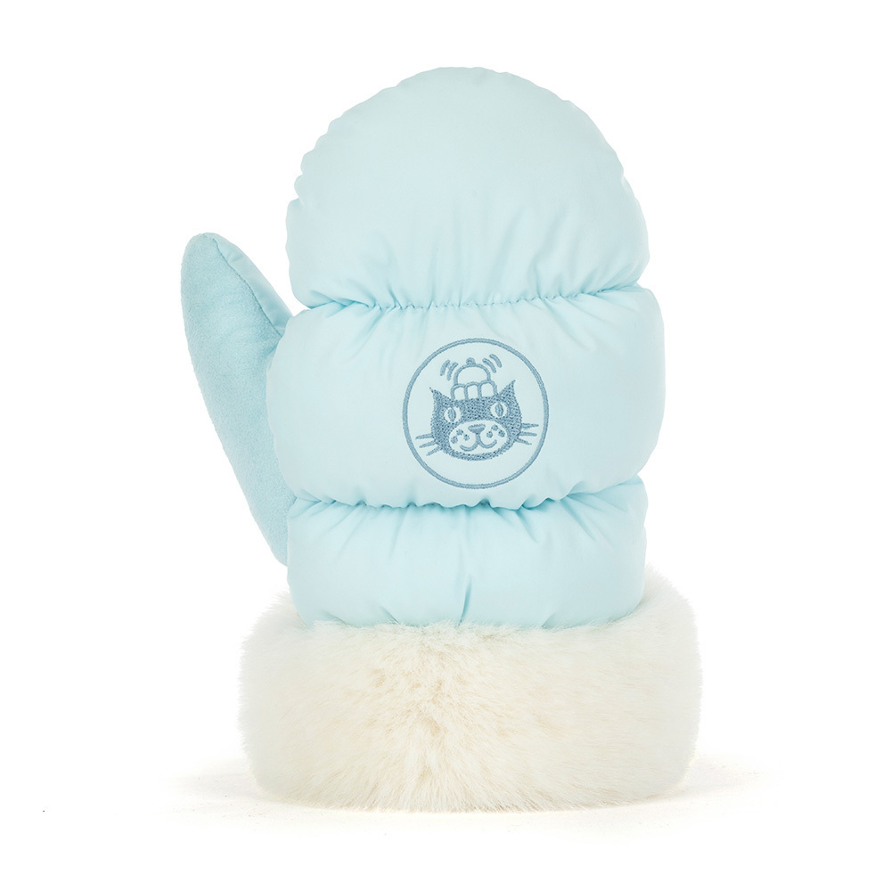 back view of Amuseables Mitten Plush Toy