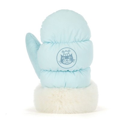 back view of Amuseables Mitten Plush Toy