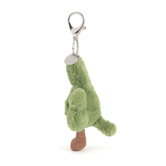 side view of Amuseables Siofra Shamrock Bag Charm