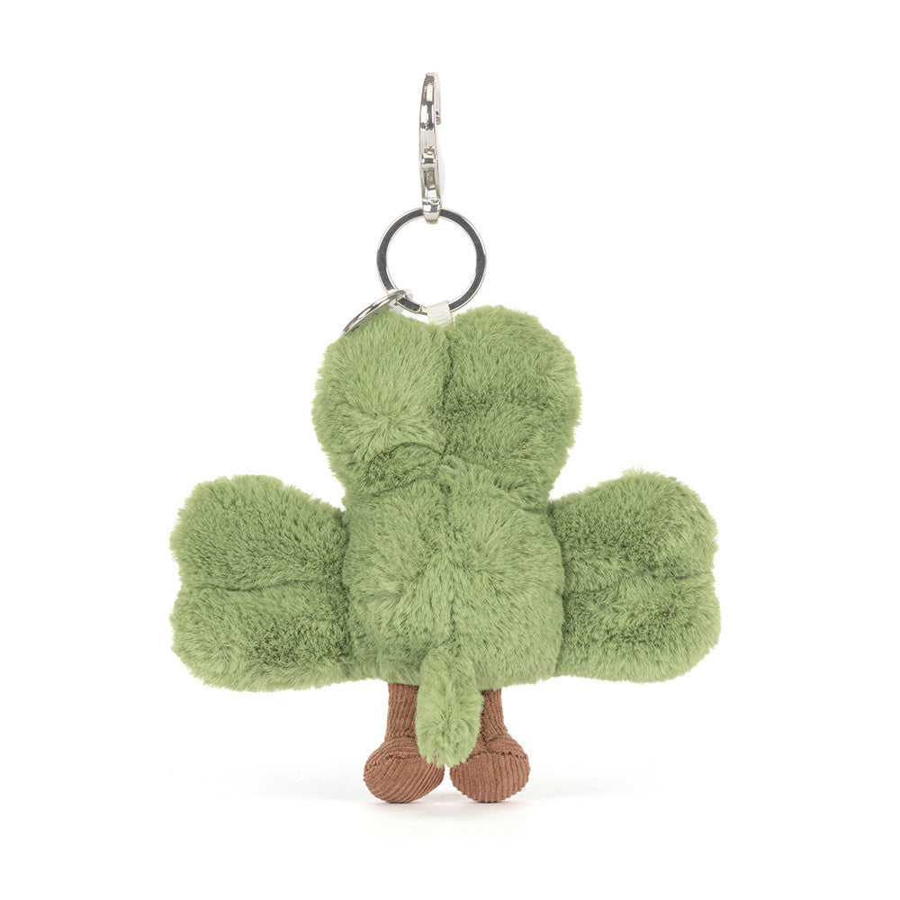 back view of Amuseables Siofra Shamrock Bag Charm