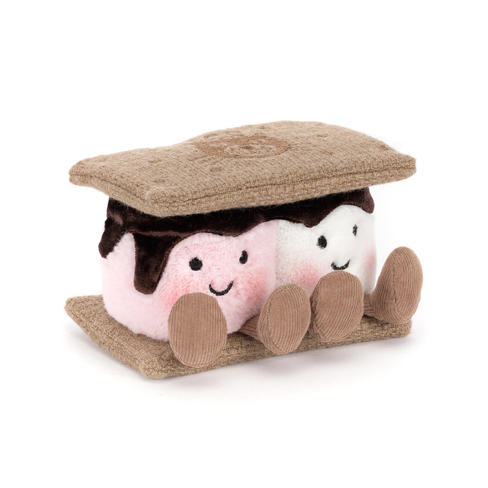 front view of Amuseables S'mores Plush Toy