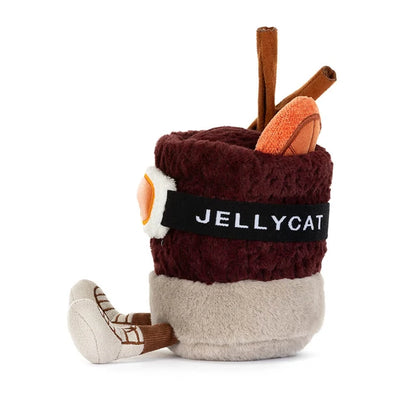 side view of Amuseables Mullover Spiced Drink Plush Toy