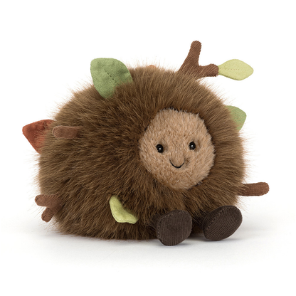 front view of Amuseables Mulshi Woodland Floor Plush Toy