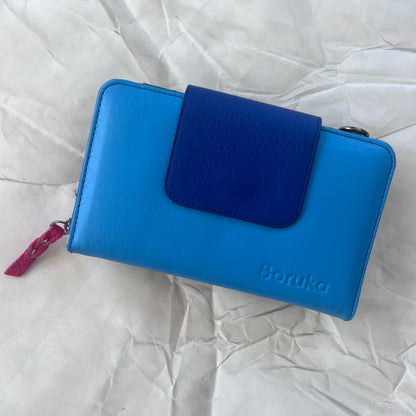 blue Beatrice Clutch