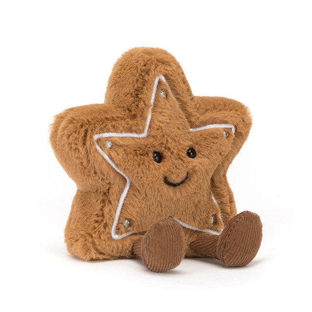 front view of Amuseables Star Cookie Plush Toy