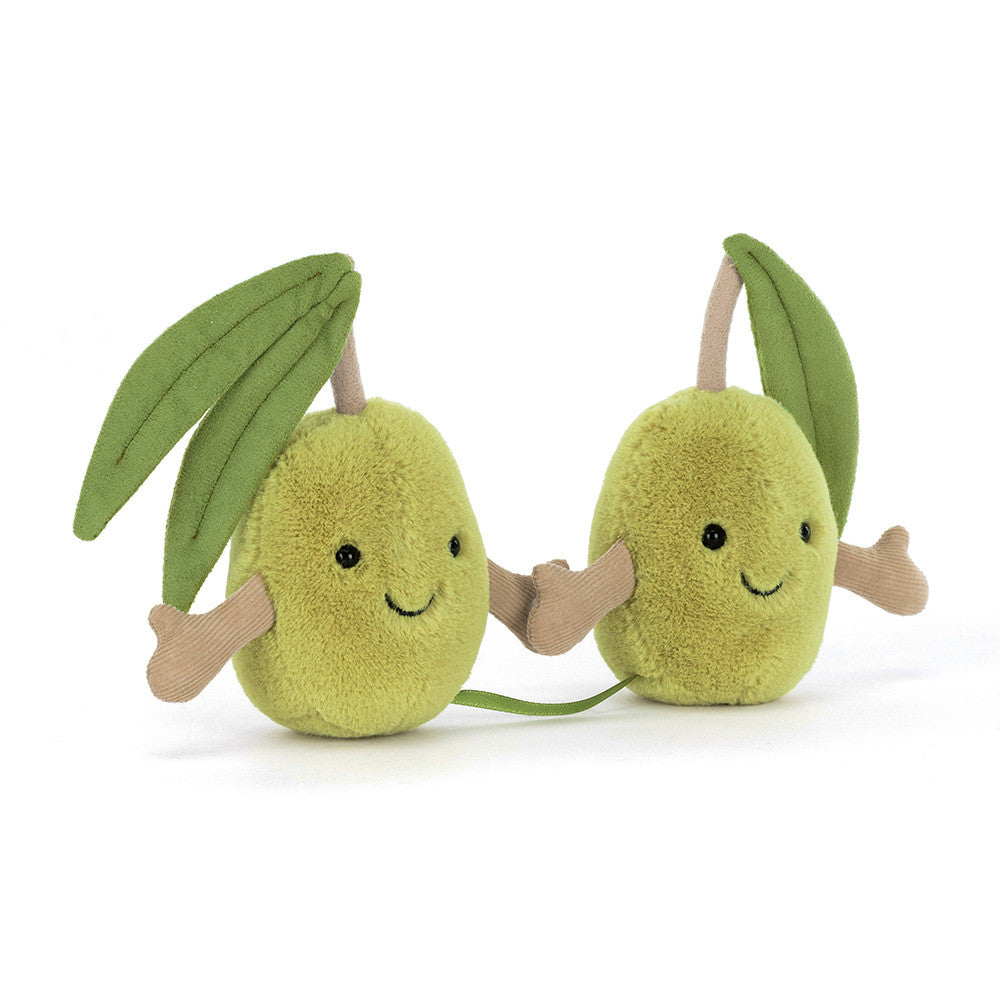 front view of Amuseables Pair of Olives Plush Toy