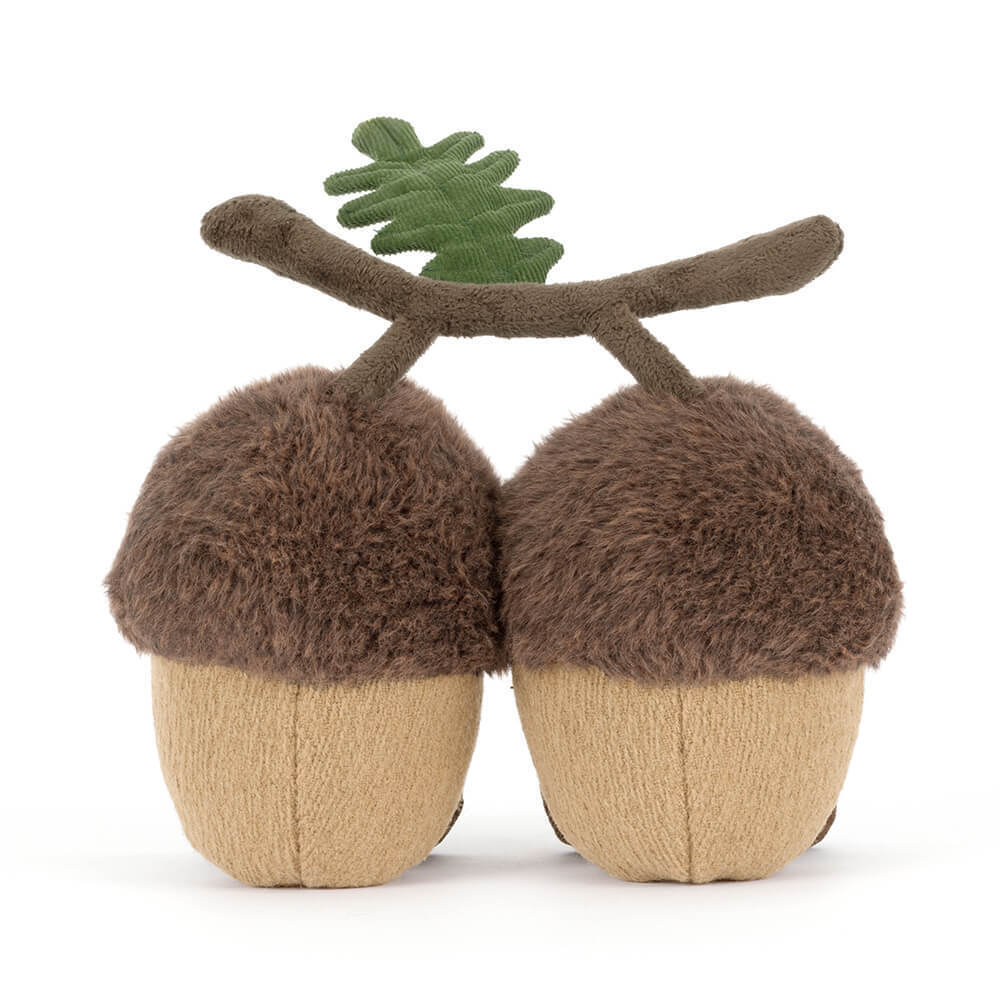 back view of Amuseables Ort & Tum Acorns Plush Toy