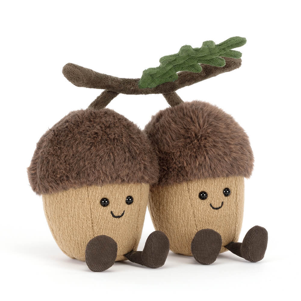 front view of Amuseables Ort & Tum Acorns Plush Toy