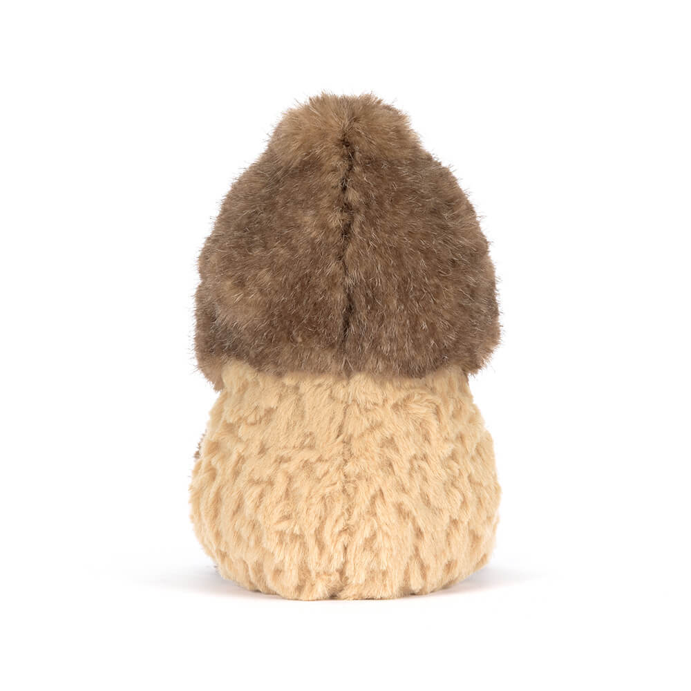 back view of Amuseables Peanut Yeti Outfit Plush Toy
