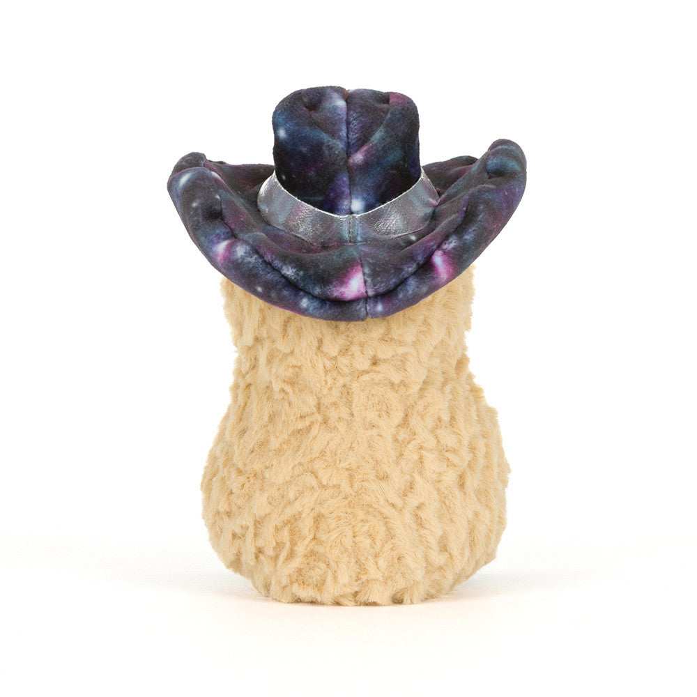 back view of Amuseables Peanut Space Rodeo Outfit Plush Toy
