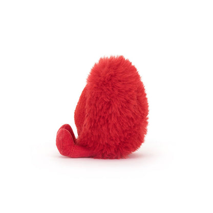 side view of Amuseables Beatie Heart Little Plush Toy.