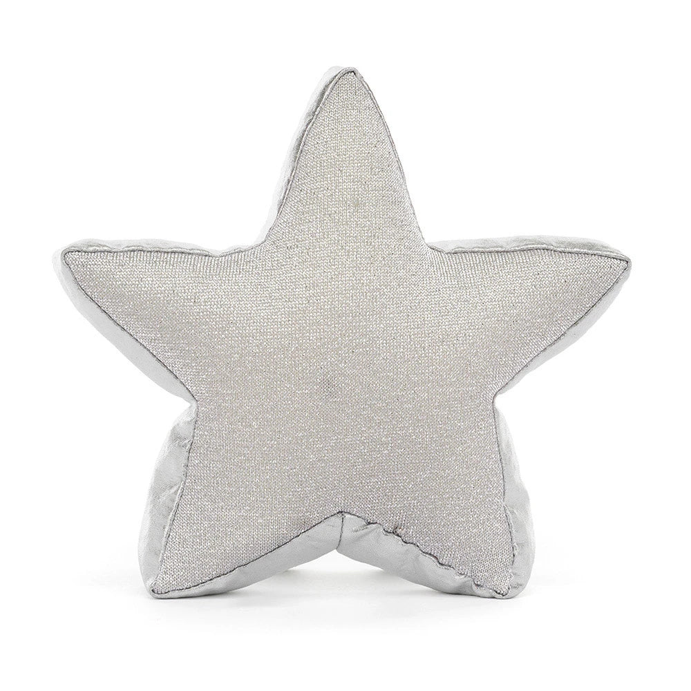 back view of Amuseables Silver Star Plush Toy