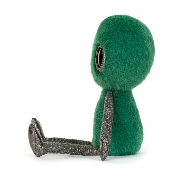side view of Zyllan Alien Plush Toy