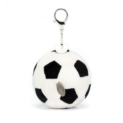 side view of Amuseables Sports Futball Bag Charm