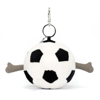back view of Amuseables Sports Futball Bag Charm