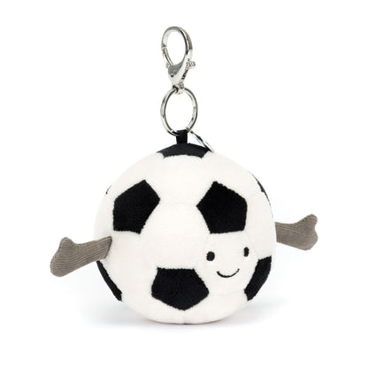 front view of Amuseables Sports Futball Bag Charm