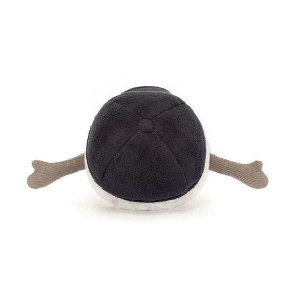 back view of Amuseables Sports Baseball Plush Toy