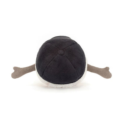 back view of Amuseables Sports Baseball Plush Toy