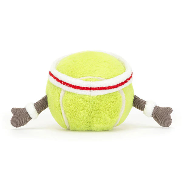 back view of Amuseables Sports Tennis Ball Plush Toy