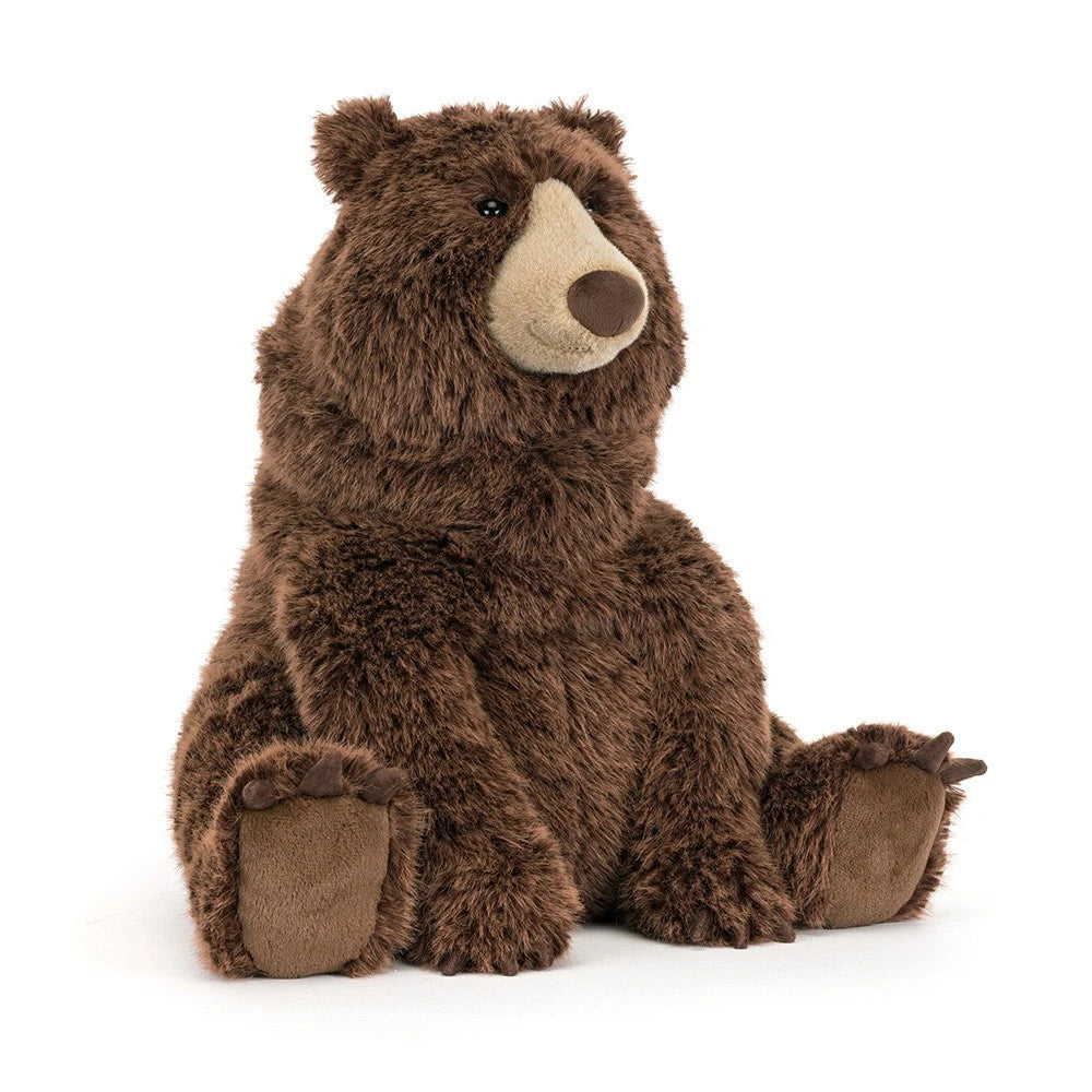 front view of Bizzlestomp Bear Plush Toy