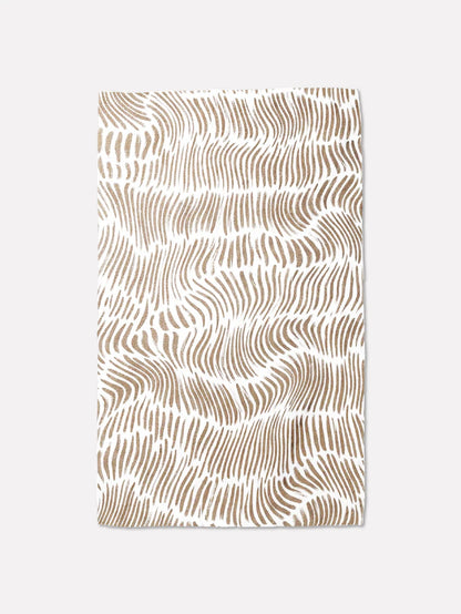 ambre santal custom geometry towel