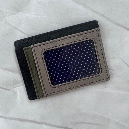 other side of driftwood Axel Card Slot Wallet