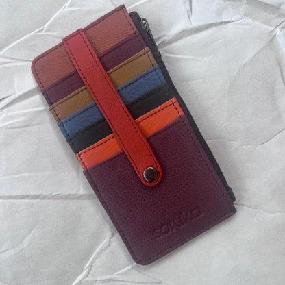sienna Cassie Card Holder with colorful card slots