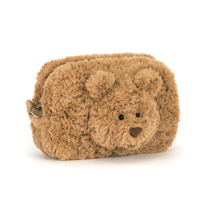 front view of bartholomew bear pouch