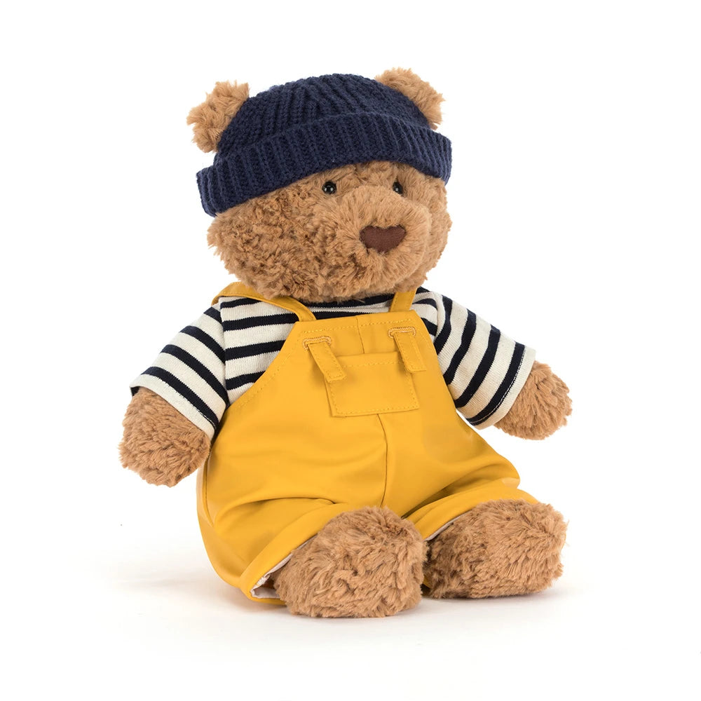 front view of Bartholomew Bear Seafarer Outfit Plush Toy