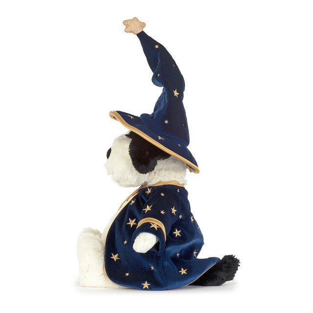 side view of Rufferty Puppy Wizard Outfit Plush Toy