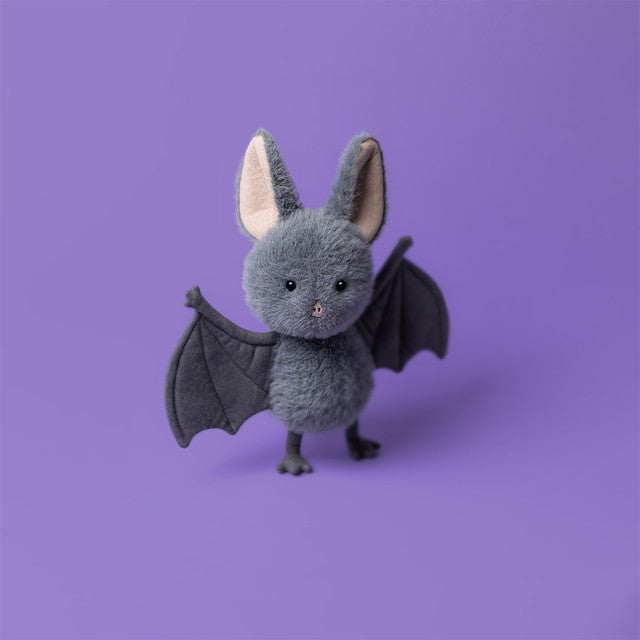 standing view of Broox Bat Plush Toy