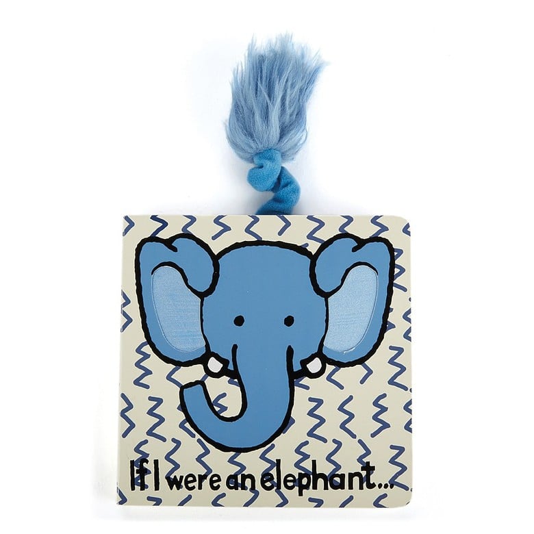 if i were an elephant board book on a white background