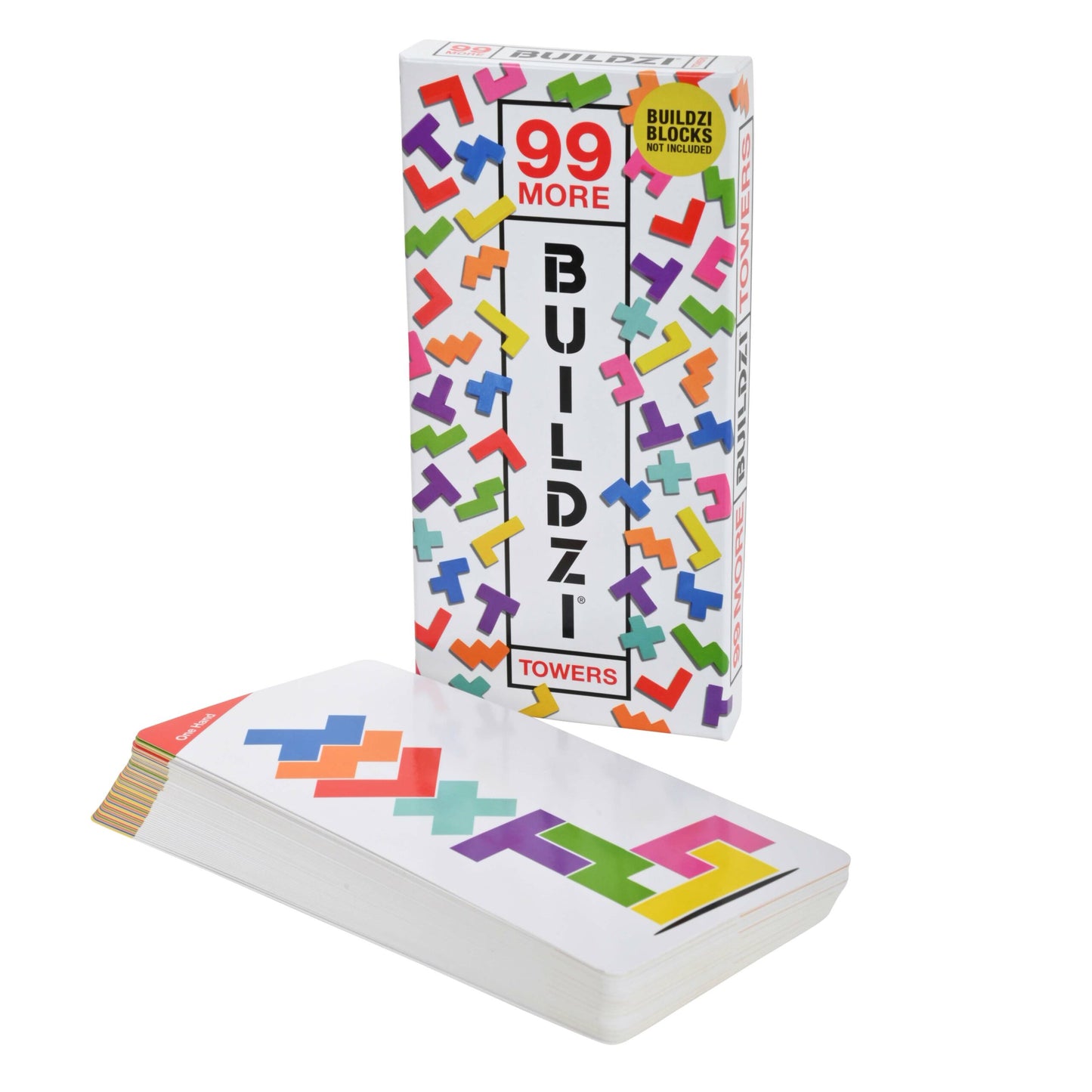 deck of cards for use with the buildzi blocks