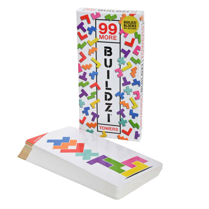 deck of cards for use with the buildzi blocks