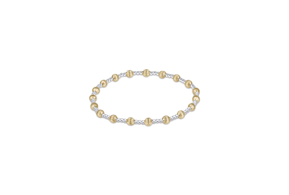Extends Dignity Sincerity 4mm Bracelet, Mixed Metal on a white background