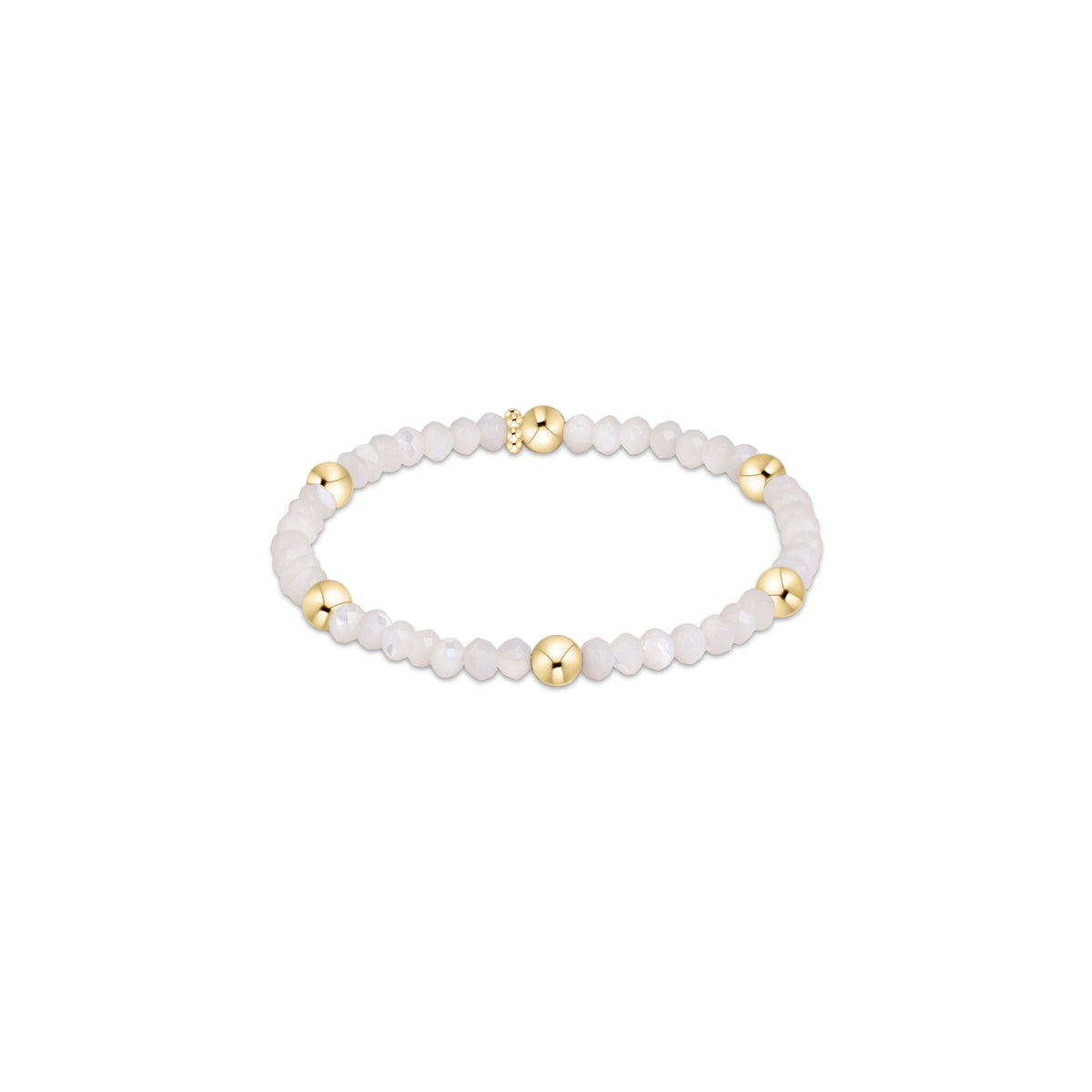 the Extends Presence Gemstone 4mm Bracelet, Mother Of Pearl