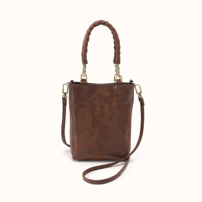 front view of the tennessee mini bag in the color mocha